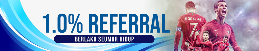 RONADO4D BONUS UNTUK PENCARI MEMBER UP 1% SEUMUR HIDUP